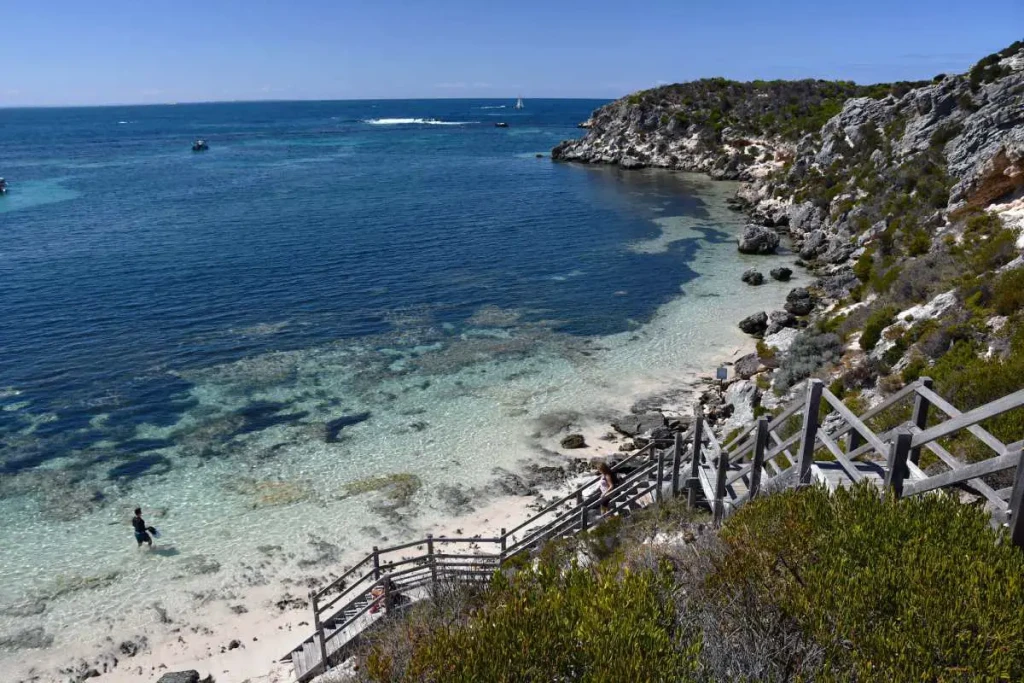 A very beautiful beach of Rottnest Island. Best place to visit with maxi taxi services
