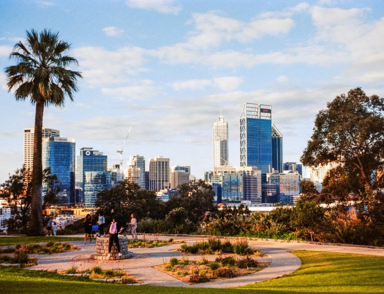 city water street skyline