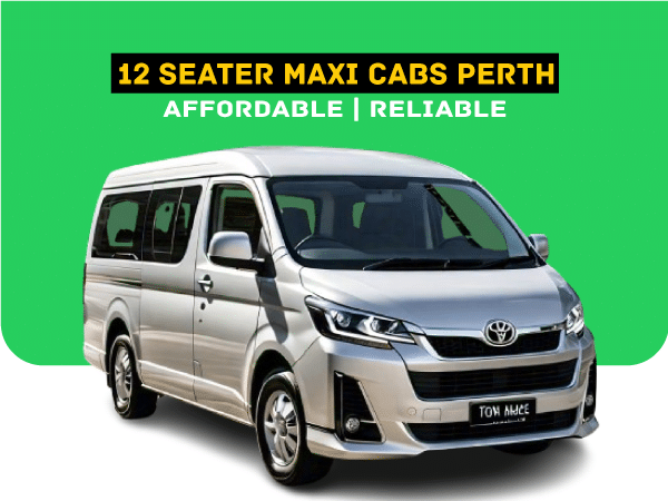 12 seater group maxi cab perth